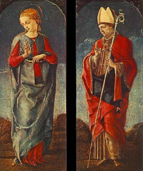 Cosimo Tura Virgin Announced and St Maurelio France oil painting art